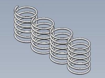 Brake Plate Spring (4 st). Intech BR-6