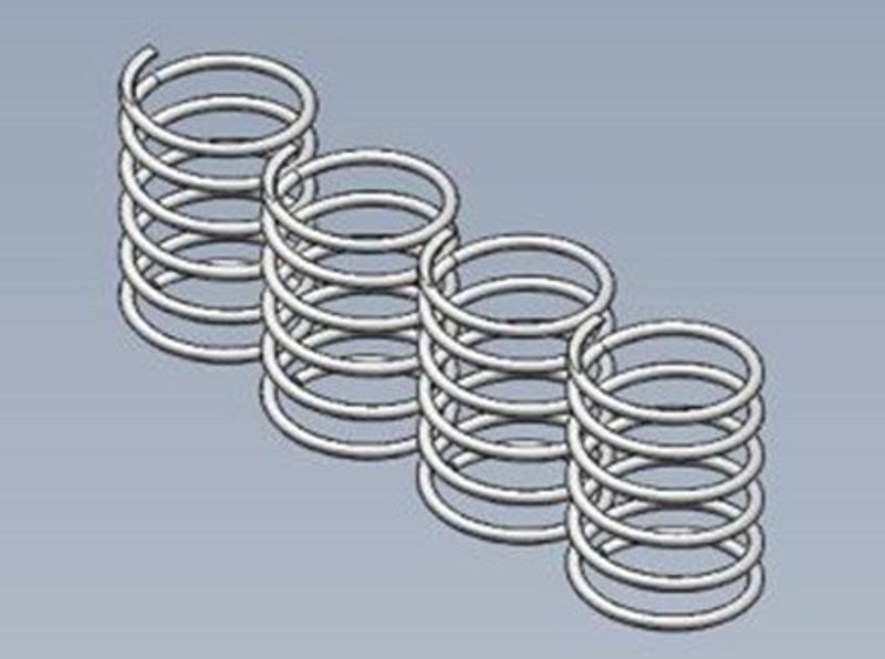 Brake Plate Spring (4 st). Intech BR-6