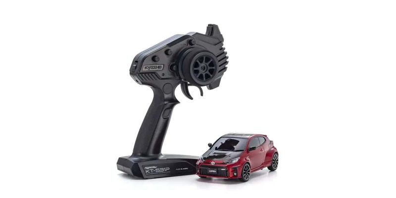 Kyosho Mini-Z AWD Toyota GRMN Yaris Rally Package röd II (MA020N-M/KT531P)