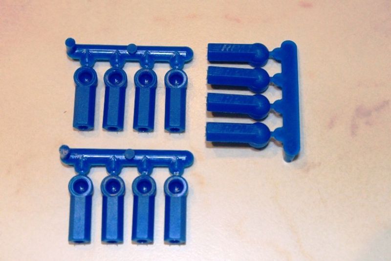 Rod Ends. Heavy Duty. 4-40. Blå. RPM.