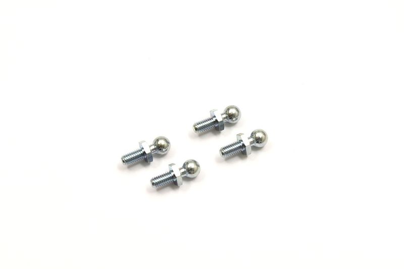 Kyosho UB048 – Kulbultar 4,8 mm, M, 4 st, referens 97050M