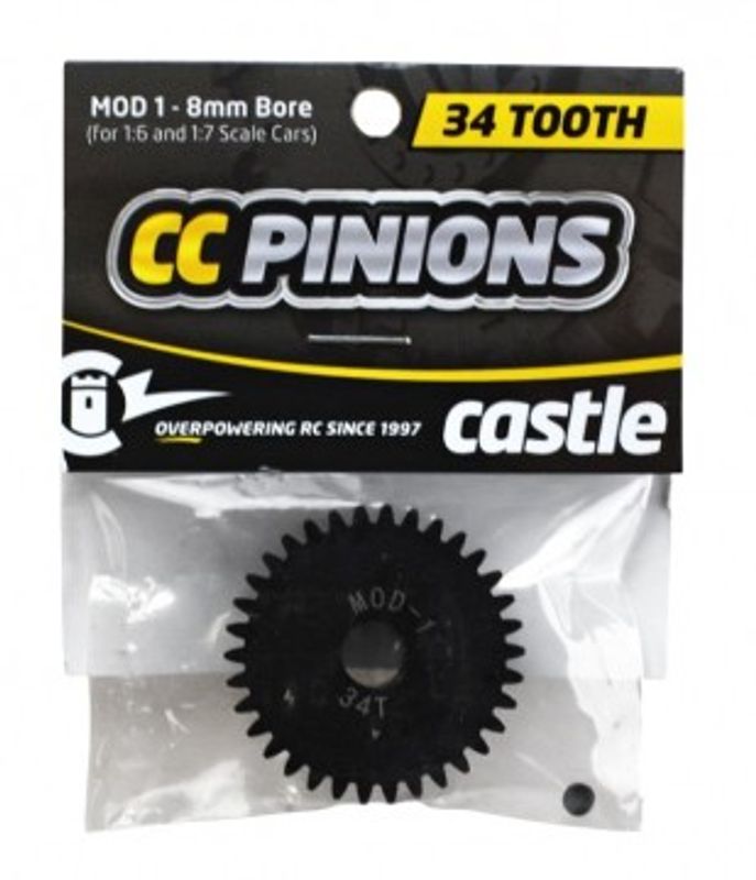 Castle Creations CC Pinion 34T Mod 1 - 8mm