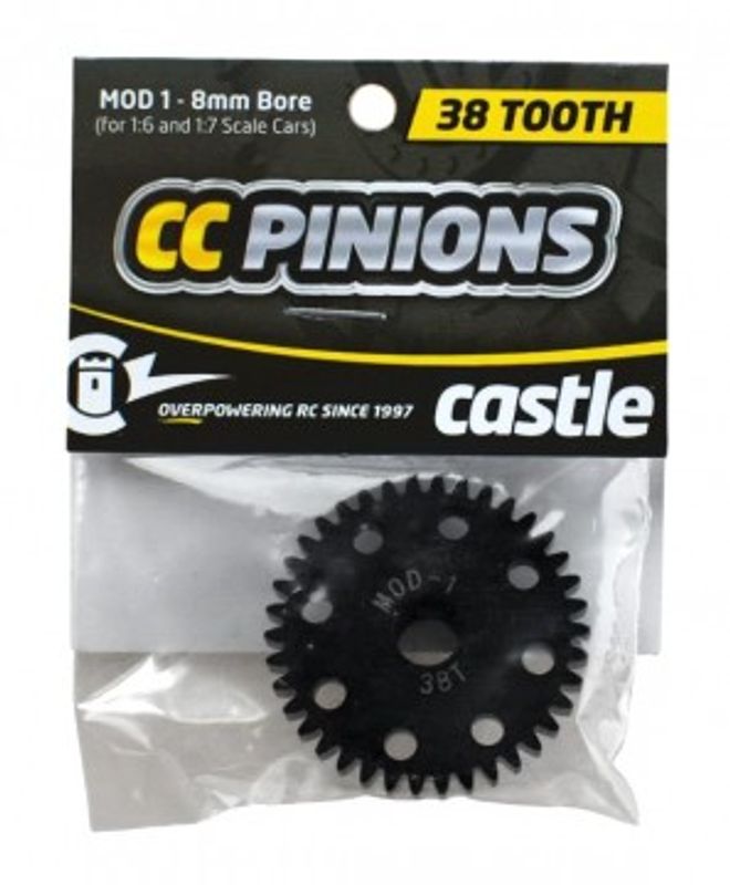 Castle Creations CC Pinion 38T Mod 1 - 8mm