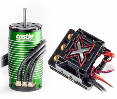 Castle Creations Mamba Monster X ESC Combo med 1515-2200KV V2 Sensormotor