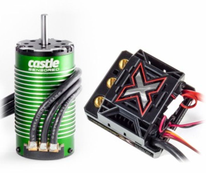 Castle Creations Mamba Monster X ESC Combo med 1515-2200KV V2 Sensormotor