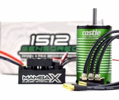 Castle Creations MAMBA X Sensor ESC WP, 1512-1800KV Combo E-Buggy