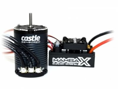 Castle Creations MAMBA X Sensor ESC WP, 1406-2280KV Combo Crawler