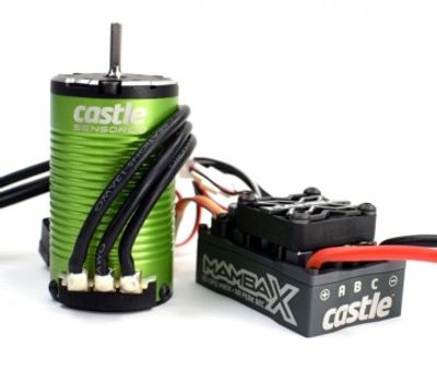 Castle Creations MAMBA X SCT Sensor WP ESC och 1412-2100KV Combo