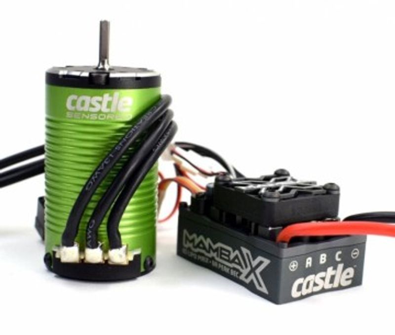 Castle Creations MAMBA X SCT Sensor WP ESC och 1412-2100KV Combo