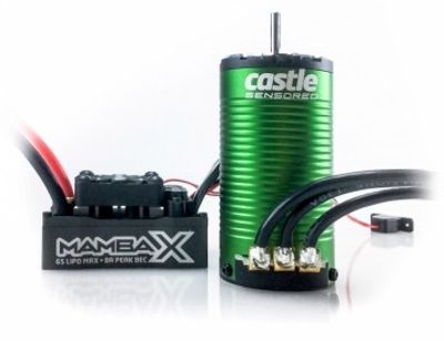 Castle Creations Mamba X SCT ESC Combo med 1415-2400KV Sensormotor