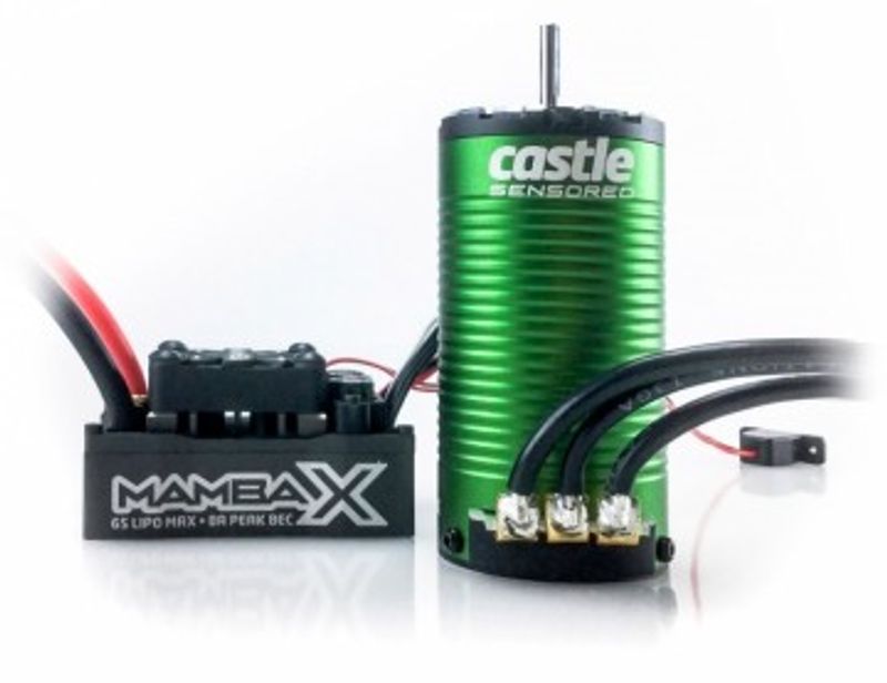 Castle Creations Mamba X SCT ESC Combo med 1415-2400KV Sensormotor