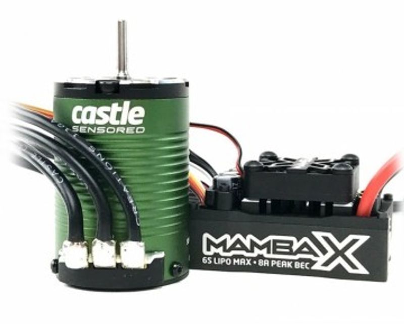 Castle Creations Mamba X SCT ESC Combo med 1410-3800KV Sensormotor