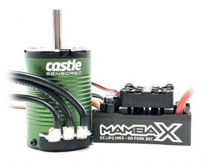 Castle Creations Mamba X SCT ESC Combo med 1410-3800KV 5mm Sensor
