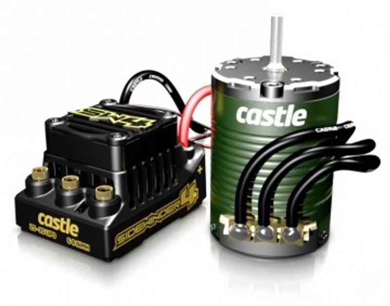Castle Creations SIDEWINDER 4 ESC WP Combo 1406-4600KV Sensor Motor