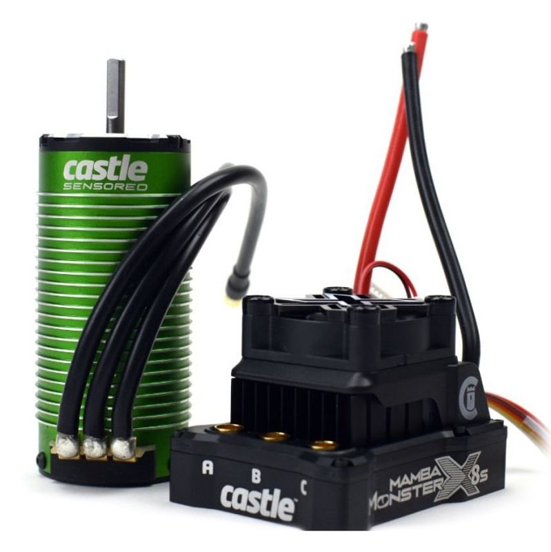 Castle Creations Mamba Monster X 3- 1520-1650KV V2 Sensor Combo