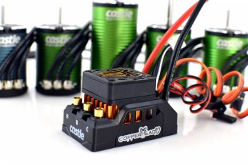 Castle Creations COPPERHEAD 10 ESC, 1415-2400KV Sensor Combo