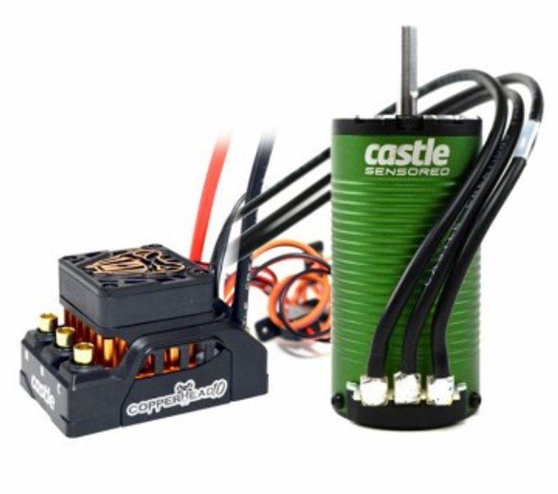 Castle Creations Copperhead 10 ESC och 2400KV Sensor Combo