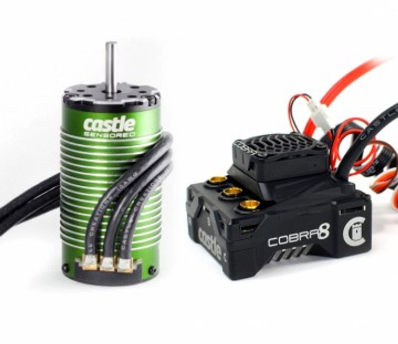 Castle Creations Combo Cobra 8 2- ESC & 1512-1800kV Sensored Motor