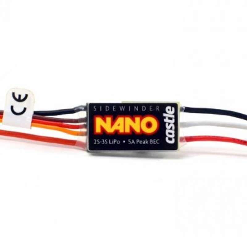 Castle Creations SIDEWINDER NANO MICRO ESC 1/18-1/24 12.6V