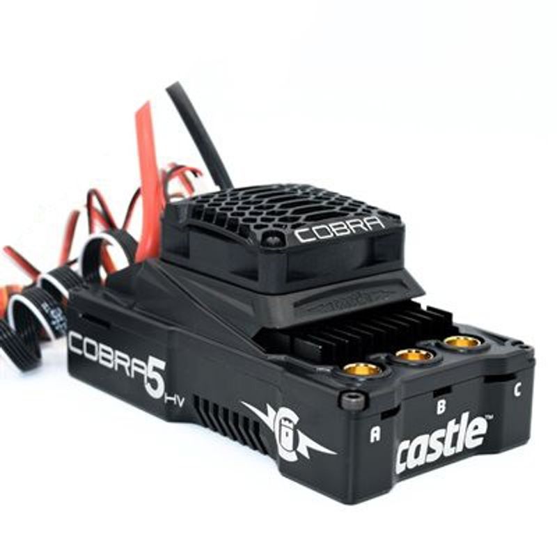 Castle Creations Cobra 5 HV 12S ESC 20A Peak BEC 1/4-1/5