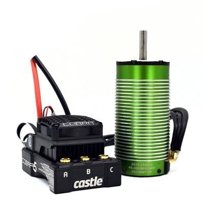 Castle Creations Cobra 5 ESC, 2028-1100KV Motor Combo 1/5
