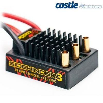 Castle Creations SIDEWINDER 3 CAR ESC WP 1:10 12V