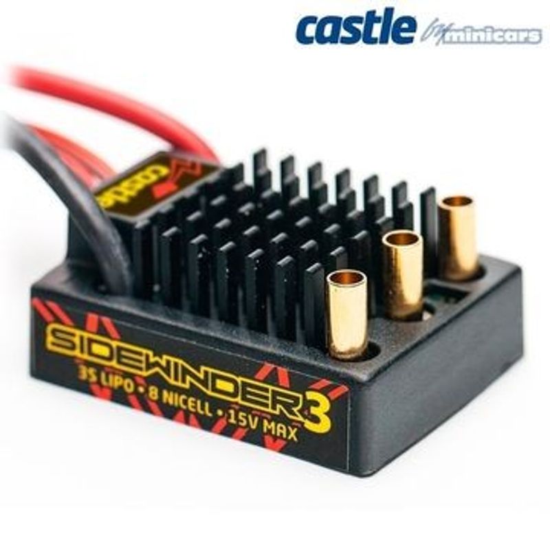 Castle Creations SIDEWINDER 3 CAR ESC WP 1:10 12V