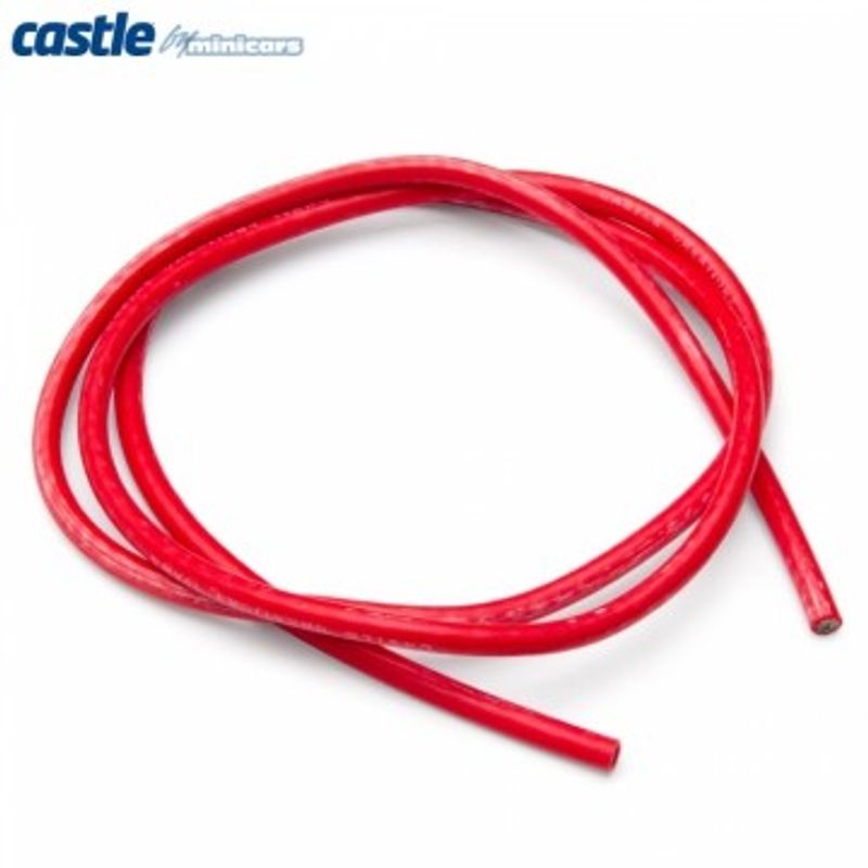 Castle Creations Kabel 90cm 10 AWG Röd