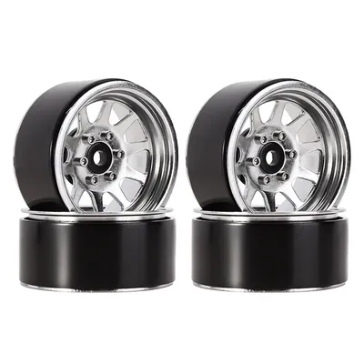 INJORA 1.9" 10-spoke Stamped Steel Wheels for 1/10 RC Crawlers