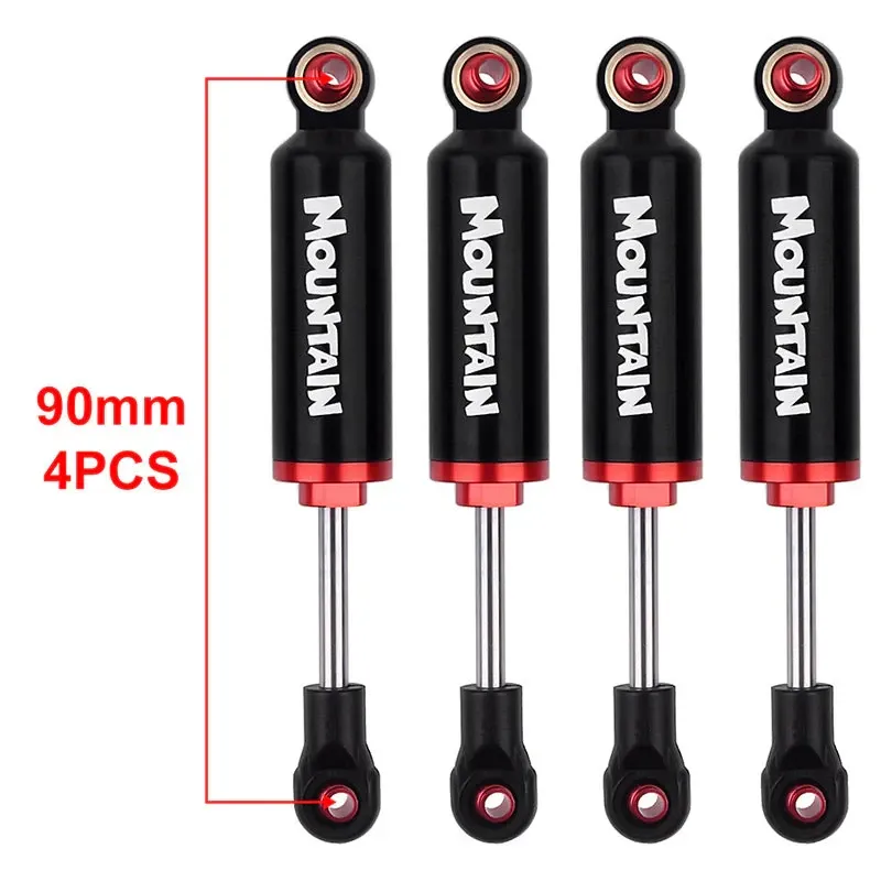 INJORA 2/4pcs Built-in Spring 90-120mm Shock Absorber Damper for 1/10 RC Crawler