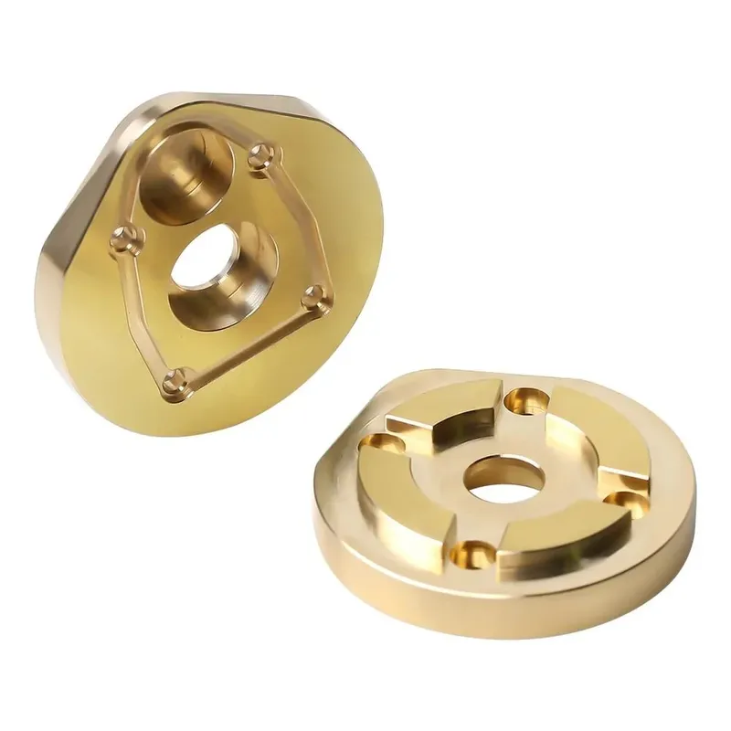 INJORA Heavy Duty Brass Portal Knuckle kit för Axial SCX10 III och Capra 1.9 (fram och bak)