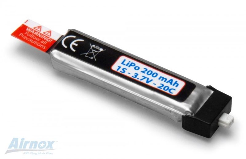 Li-Po Batteri 1S 3,7V 200mAh 20C Airnox