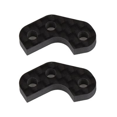 Caster Block Link Mount Set -3mm kolfiber RC10B7