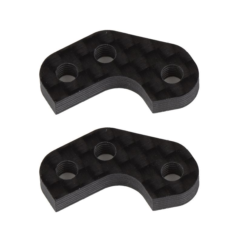 Caster Block Link Mount Set -3mm kolfiber RC10B7