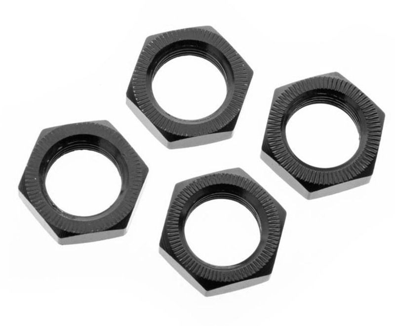 Hjulmutter Alu 17mm Svart (4) ARRMA Kraton 6S, Outcast 6S, Big Rock 6S