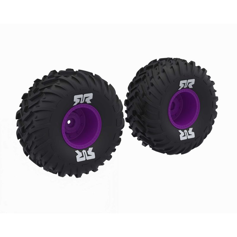 ARRMA dBoots Cut Chevron MT hjul och däck lila