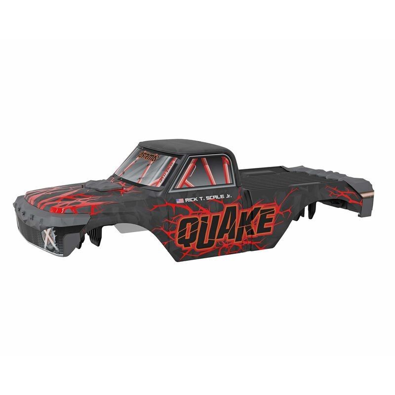 Kaross röd lackerad ARRMA QUAKE GROM 1:16