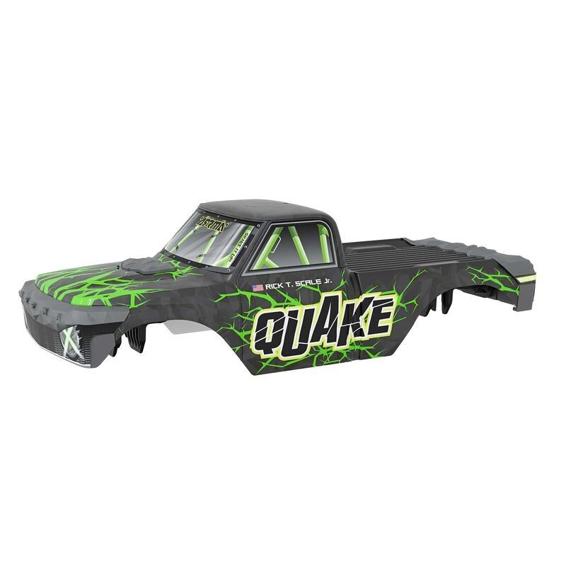 Kaross grön lackerad ARRMA QUAKE GROM 1:16