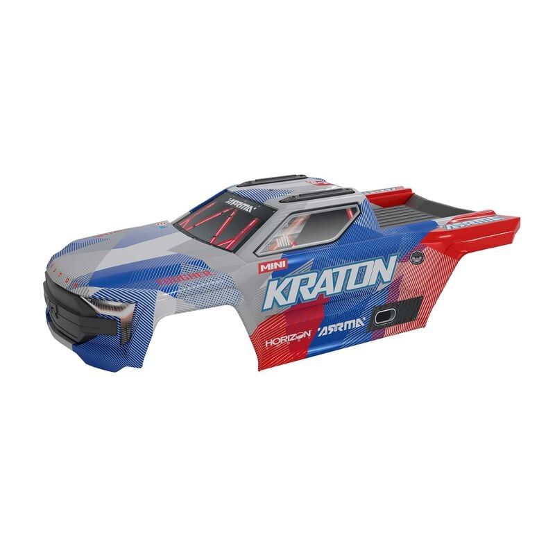 ARRMA MINI KRATON kaross, röd/blå – ARA-2653