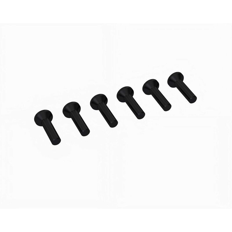 ARRMA försänkta skruvar M2,5×10 mm, 6 st – ARA-2718