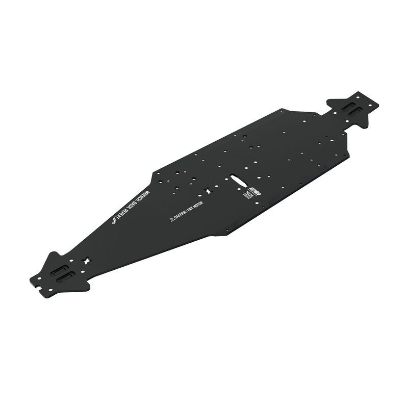 Chassi CNC 7075-T6 XLWB svart ARRMA TALION V6