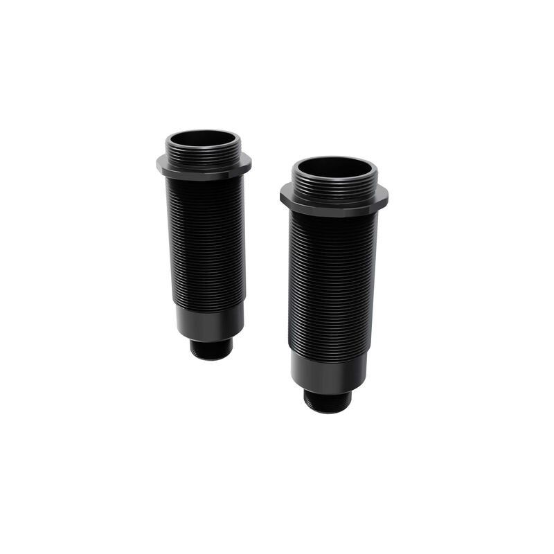 ARRMA stötdämparhus aluminium 16x61mm svarta (2 st)
