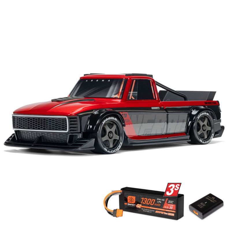 ARRMA INFRACTION GROM 3S röd/svart ARA2315ST1 – produktbild 7