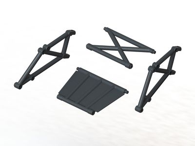 Stötfångarram Set Bak ARRMA Mojave 1/7