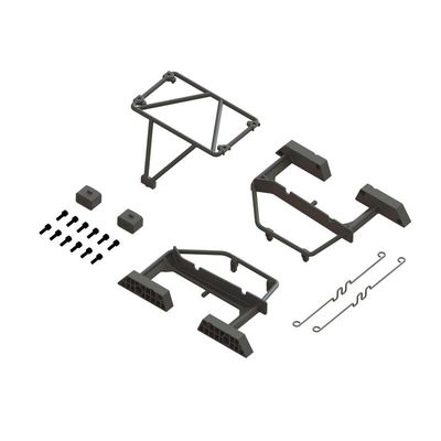 Desert Truck Body Roll Cage Set Svart Arrma Mojave Grom 1/18