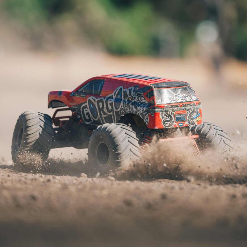 ARRMA Gorgon 1/10 2WD Mega 550 Borstad Monster Truck m. batteri/laddare
