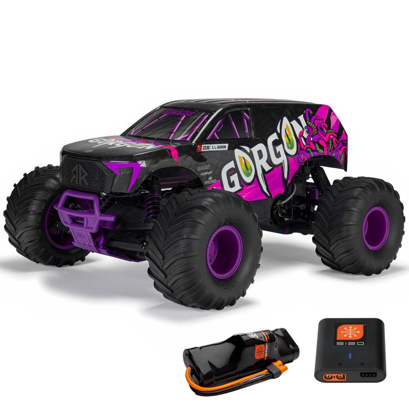 ARRMA Gorgon 1/10 2WD Mega 550 Borstad Monster Truck m. batteri/laddare