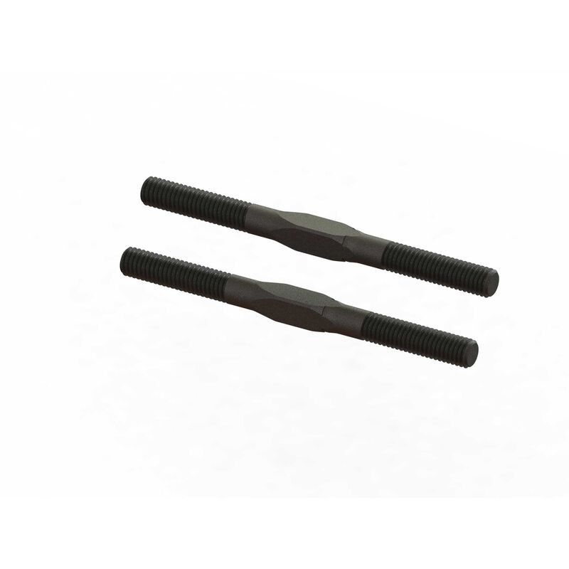 ARRMA justerbara stag stål M5x65mm svarta (2 st)