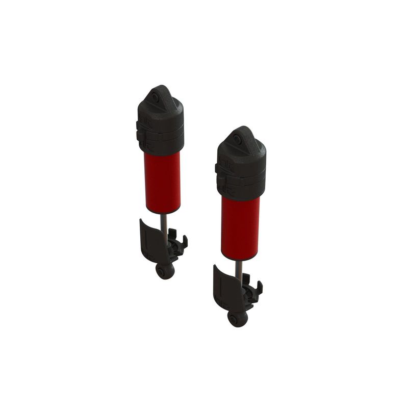 Oljestötdämpare Aluminium Fram Bore:15mm, Längd:131mm Olja:300cSt
