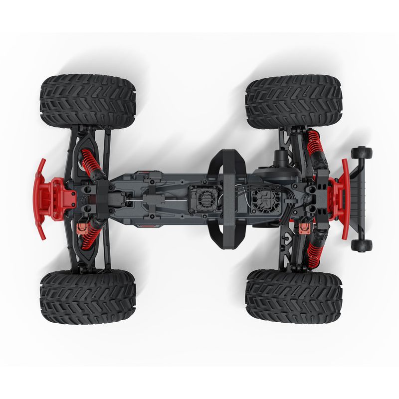 QUAKE 223S DSC 2WD RTR Borstlös 1:10 Monster Truck röd